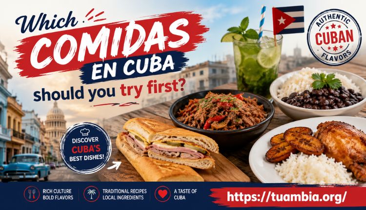 Comidas en Cuba