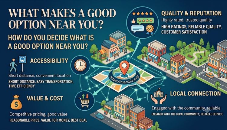 What Makes a Good Option Near You?