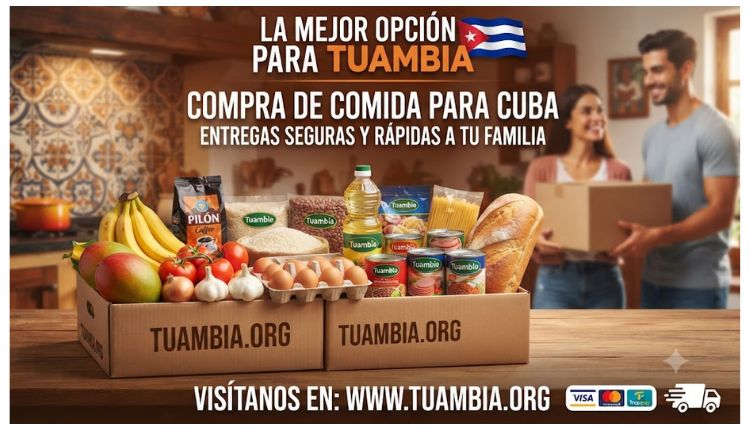 compra de comida para cuba